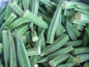 frozen okra